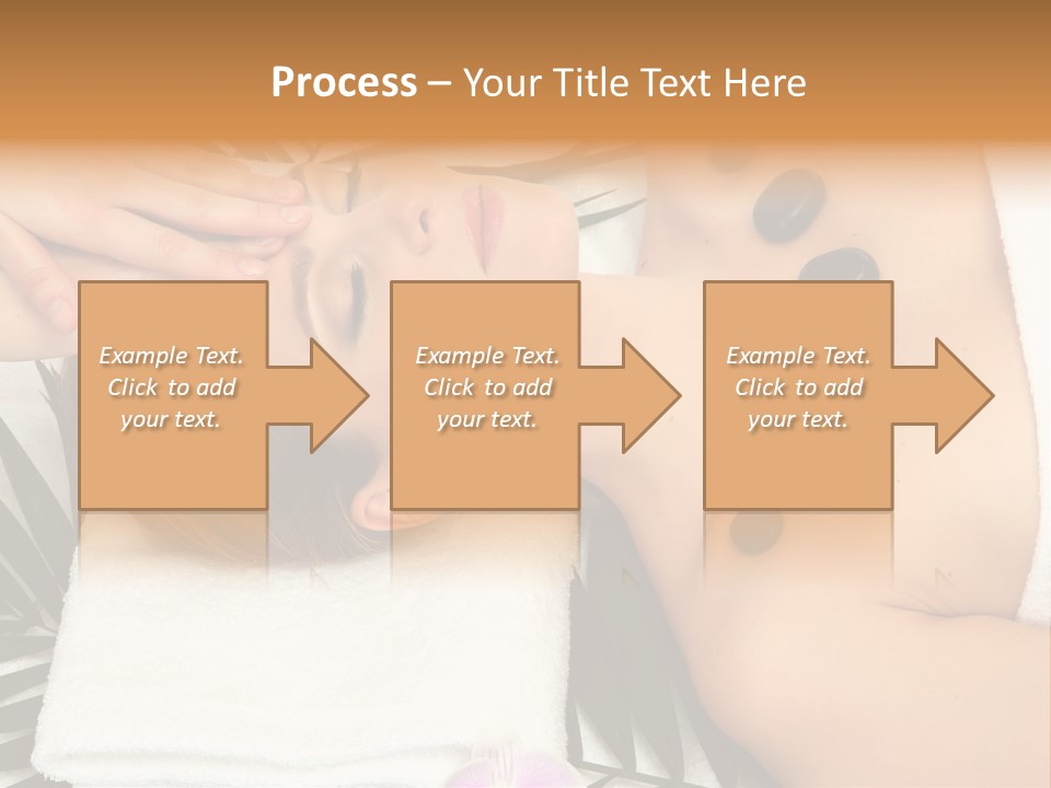 Massaging Young Salon PowerPoint Template