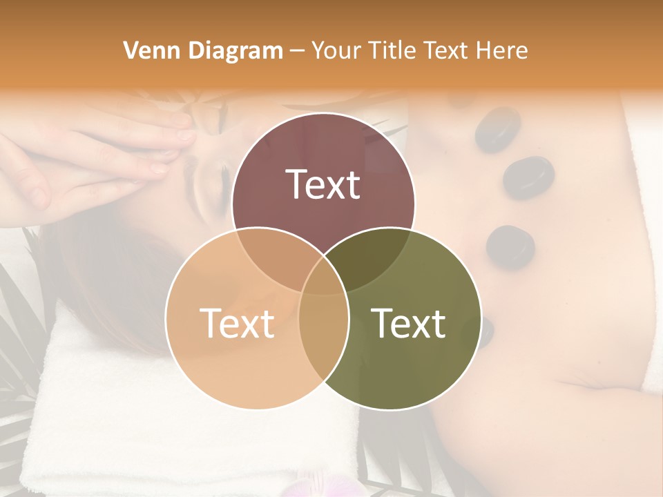 Massaging Young Salon PowerPoint Template