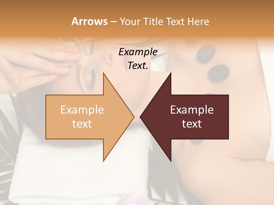 Massaging Young Salon PowerPoint Template