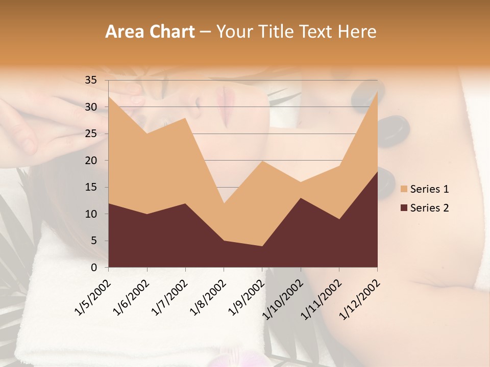 Massaging Young Salon PowerPoint Template