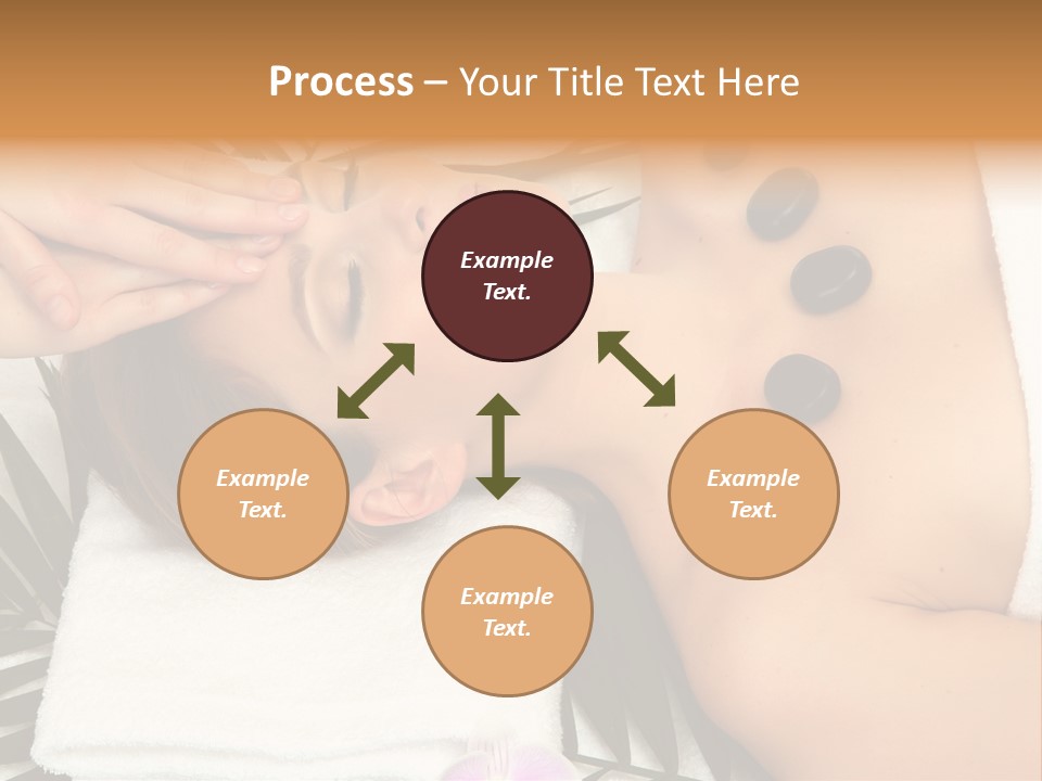 Massaging Young Salon PowerPoint Template