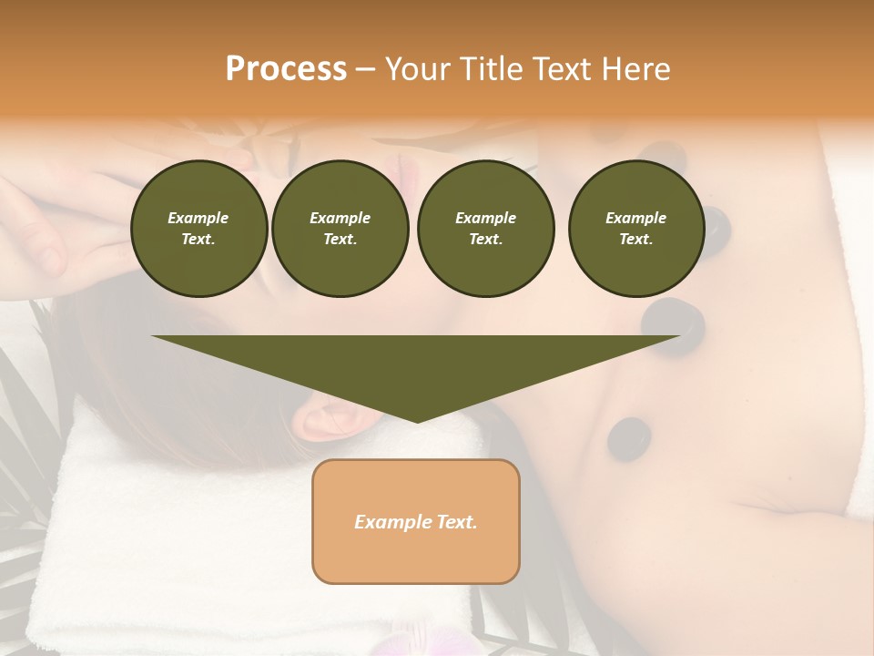 Massaging Young Salon PowerPoint Template