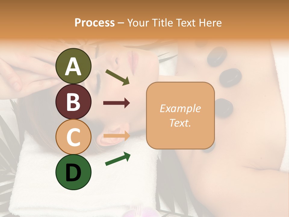 Massaging Young Salon PowerPoint Template