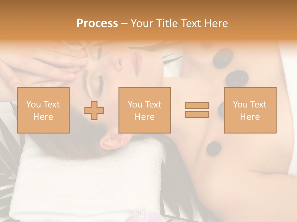 Massaging Young Salon PowerPoint Template