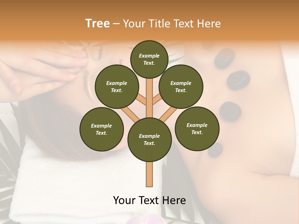 Massaging Young Salon PowerPoint Template