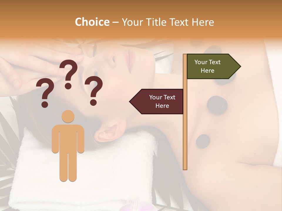 Massaging Young Salon PowerPoint Template