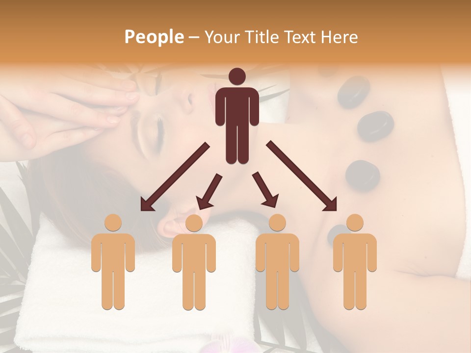 Massaging Young Salon PowerPoint Template