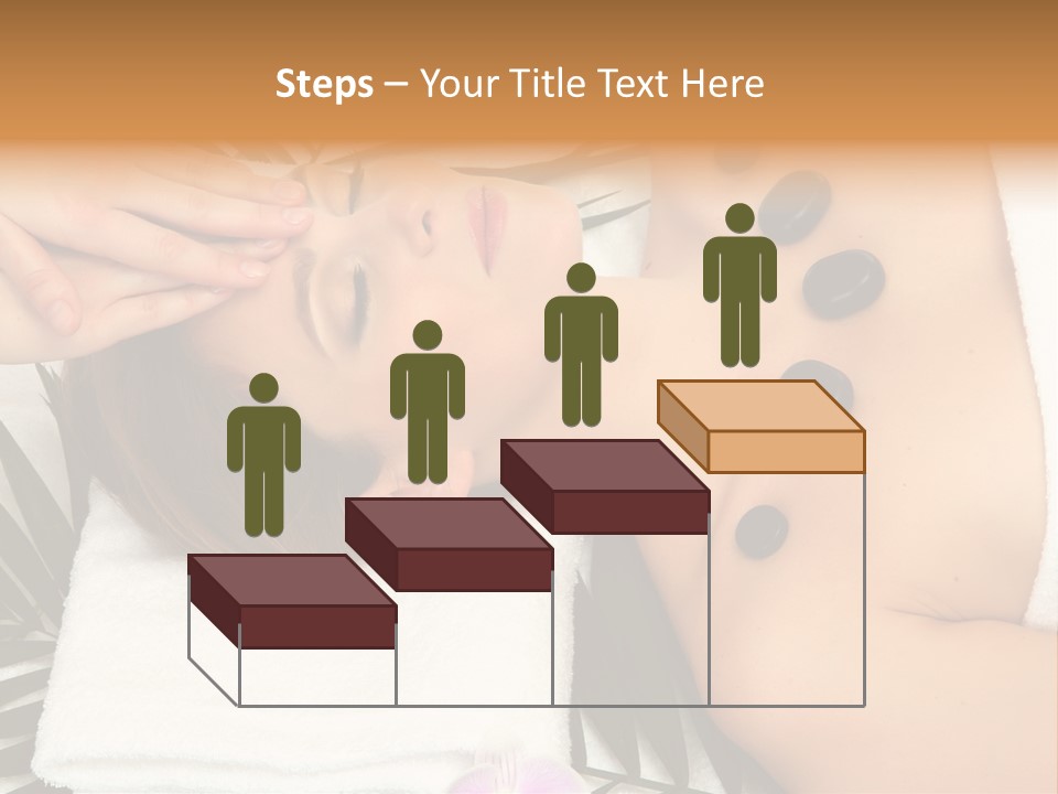 Massaging Young Salon PowerPoint Template