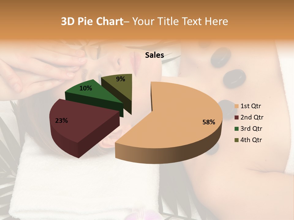 Massaging Young Salon PowerPoint Template