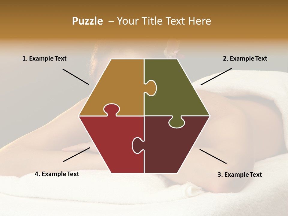 Model Treatment Green PowerPoint Template