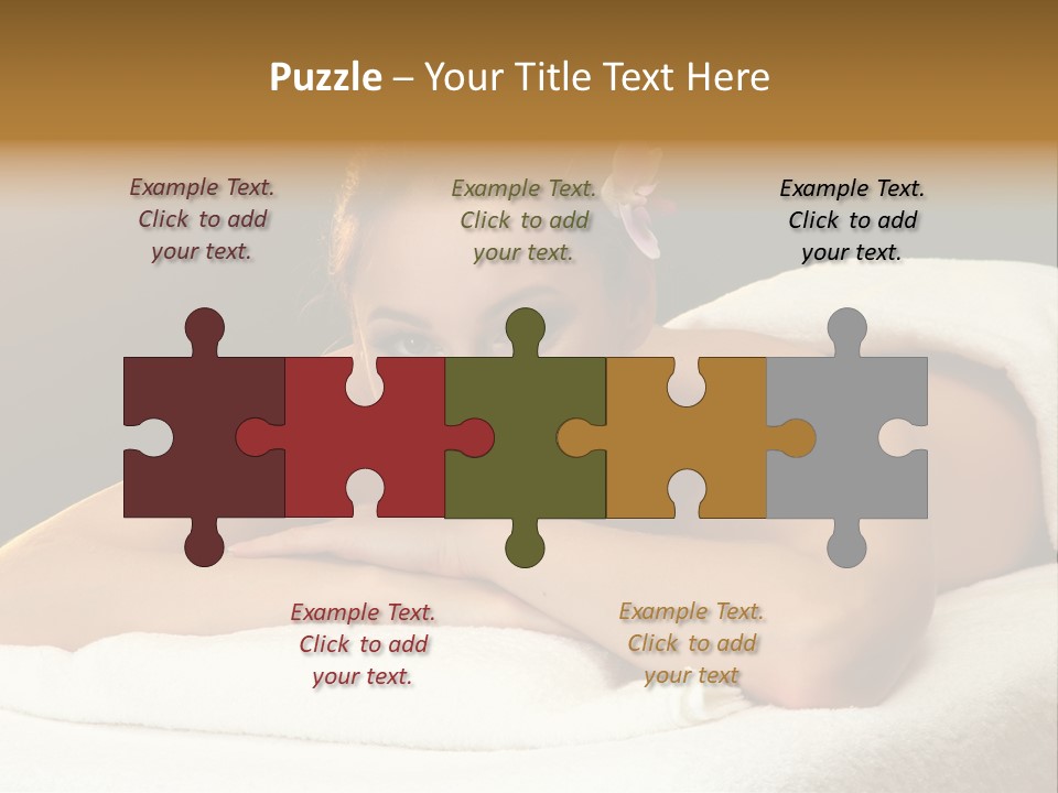 Model Treatment Green PowerPoint Template