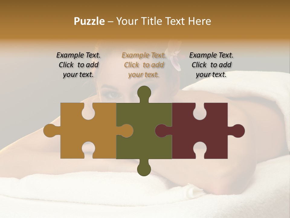 Model Treatment Green PowerPoint Template