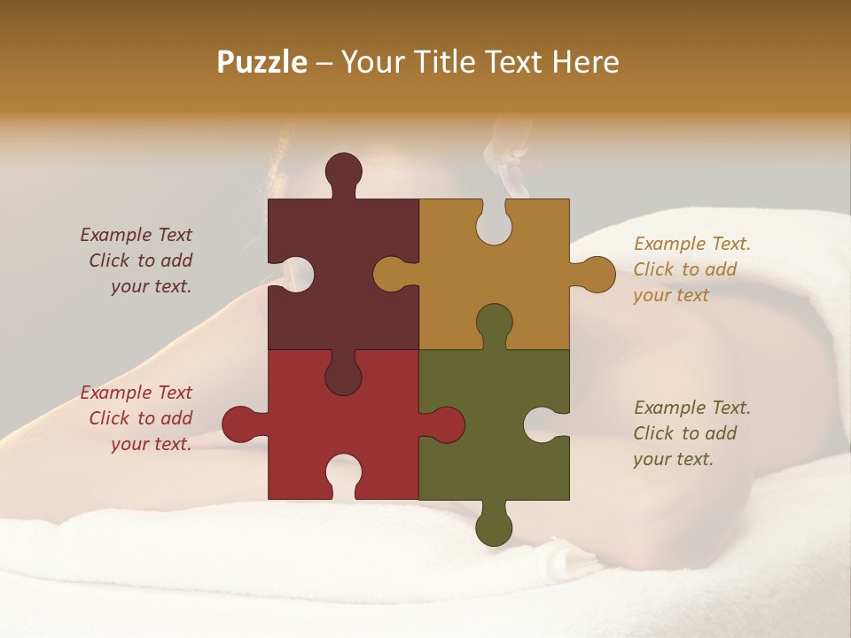 Model Treatment Green PowerPoint Template