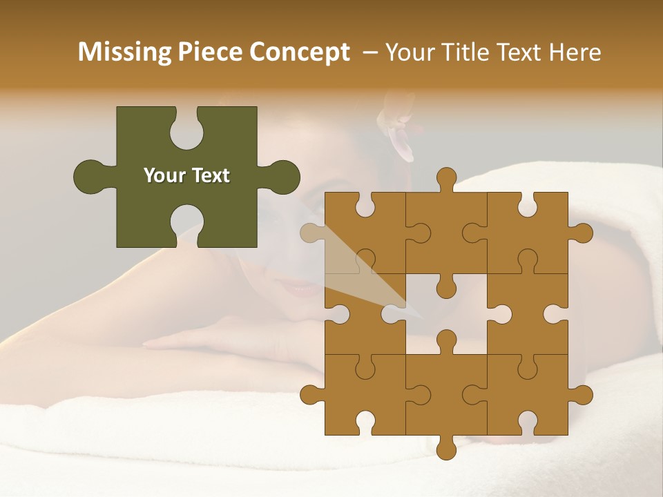 Model Treatment Green PowerPoint Template