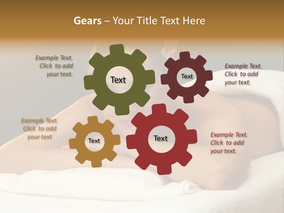 Model Treatment Green PowerPoint Template