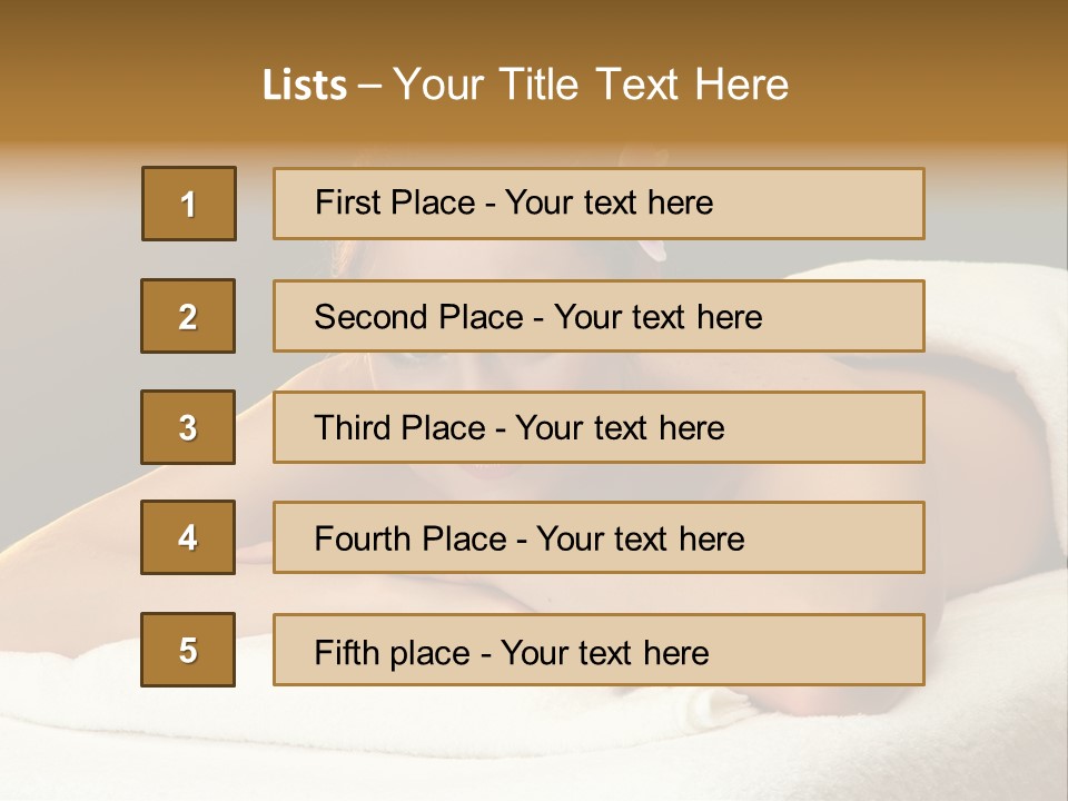 Model Treatment Green PowerPoint Template