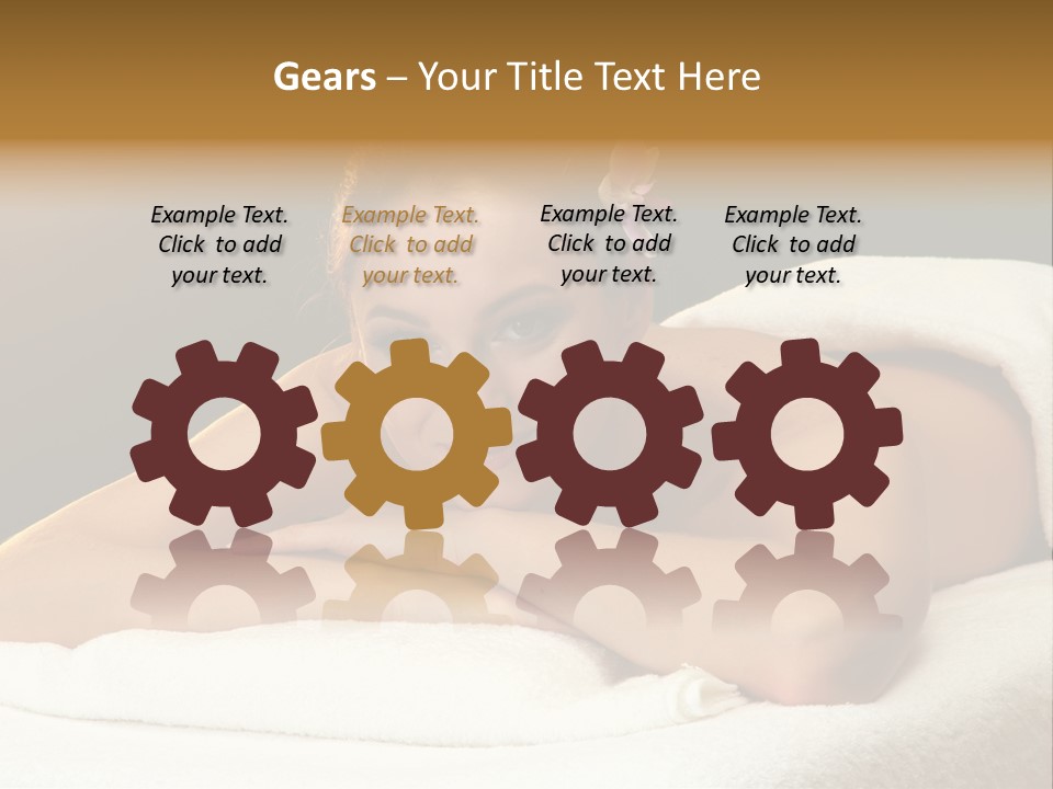 Model Treatment Green PowerPoint Template