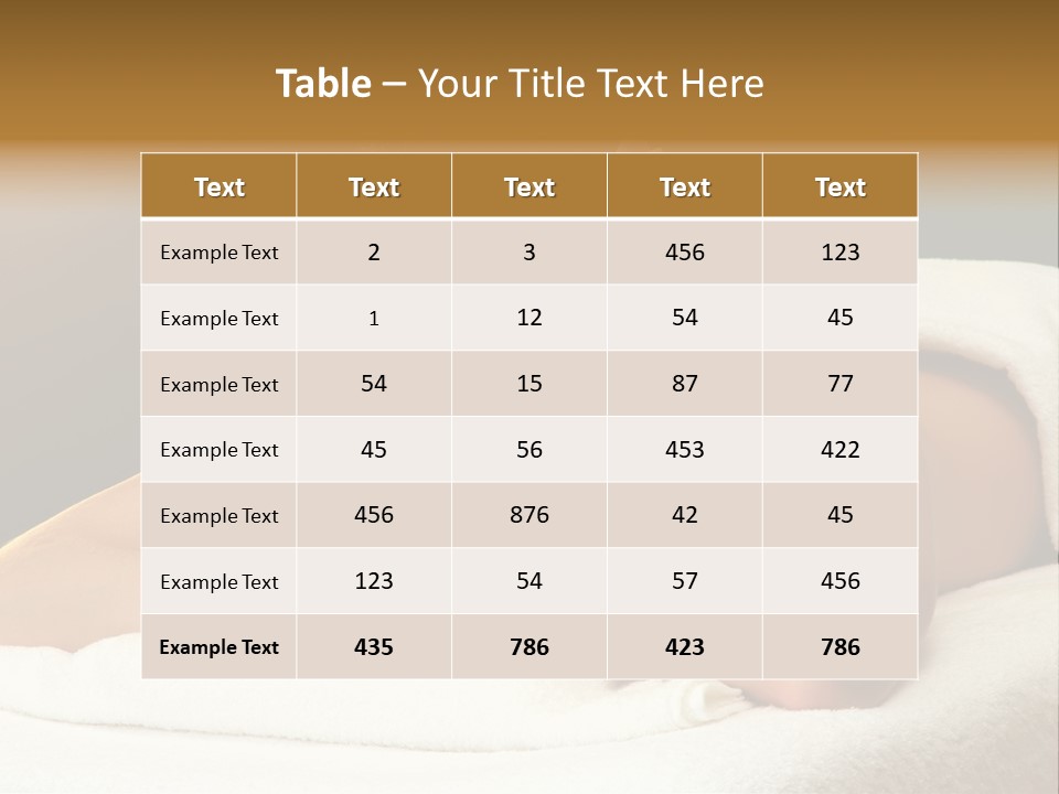 Model Treatment Green PowerPoint Template