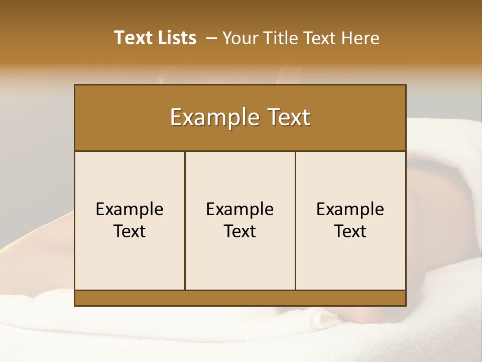 Model Treatment Green PowerPoint Template