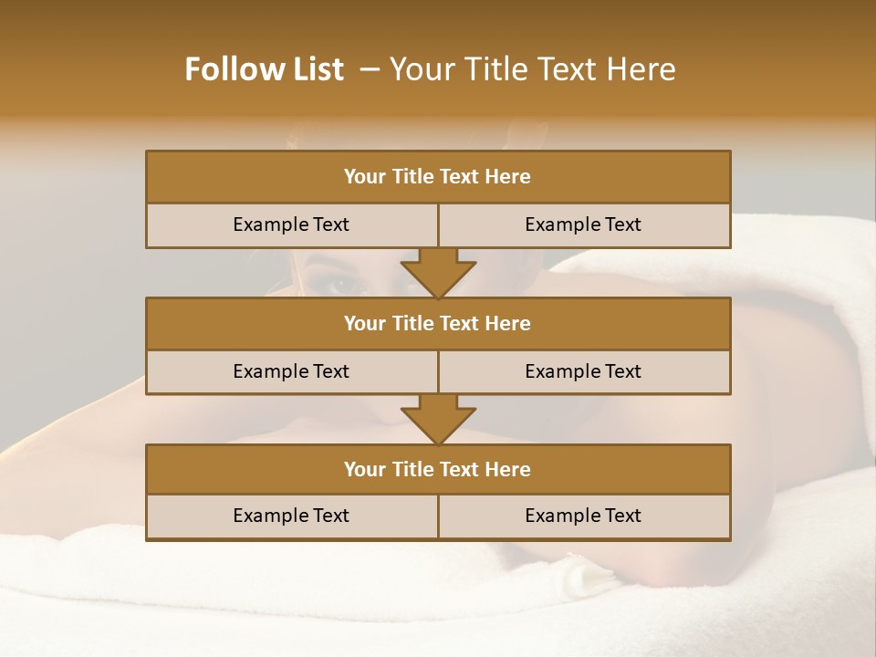 Model Treatment Green PowerPoint Template