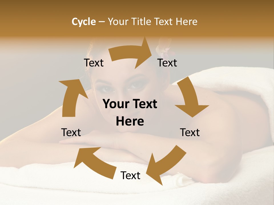 Model Treatment Green PowerPoint Template