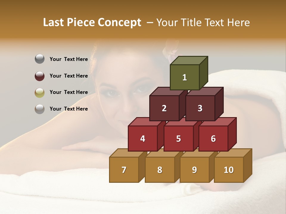 Model Treatment Green PowerPoint Template