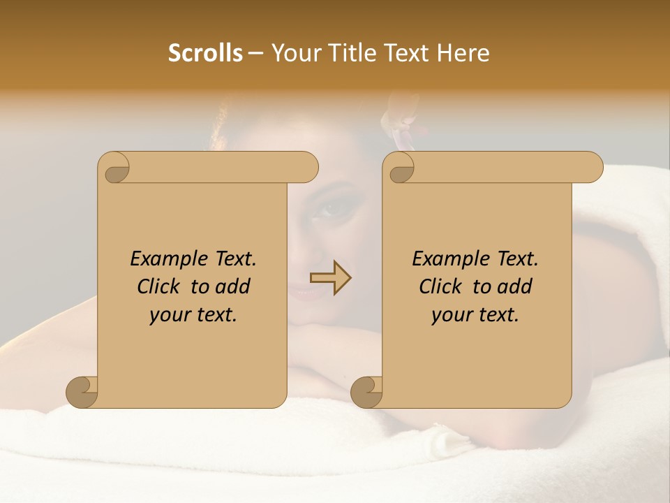 Model Treatment Green PowerPoint Template