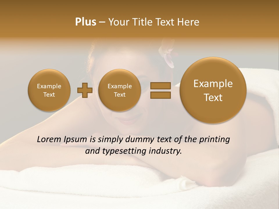 Model Treatment Green PowerPoint Template