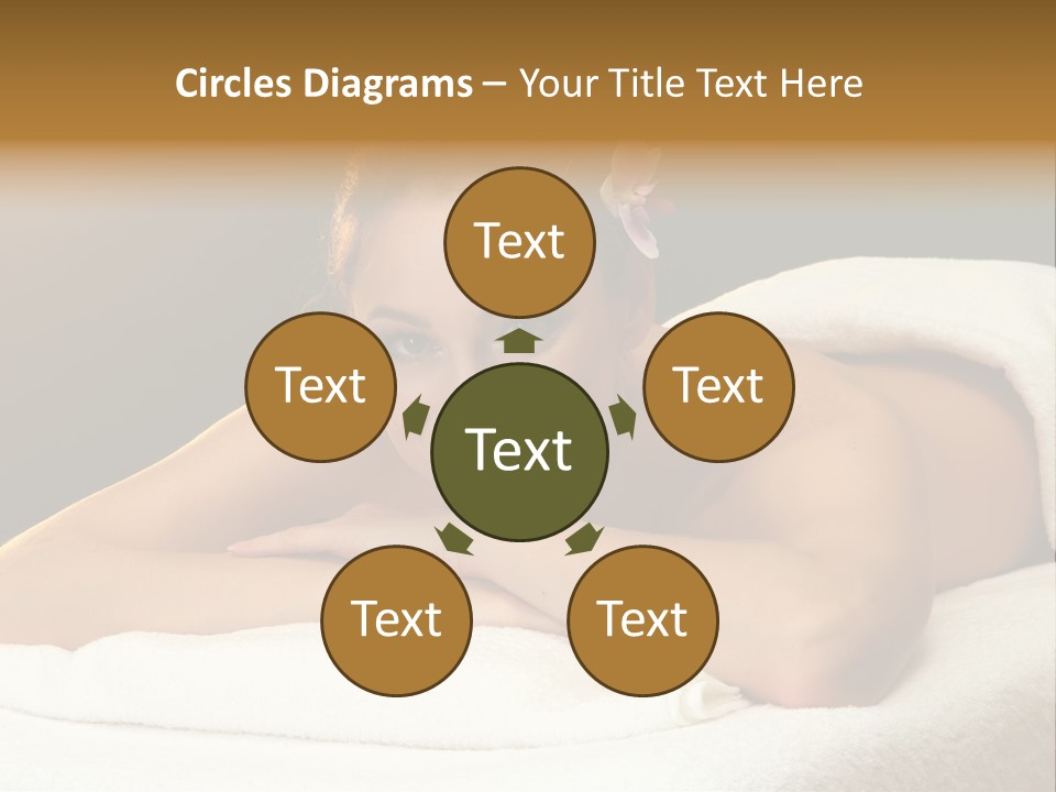 Model Treatment Green PowerPoint Template