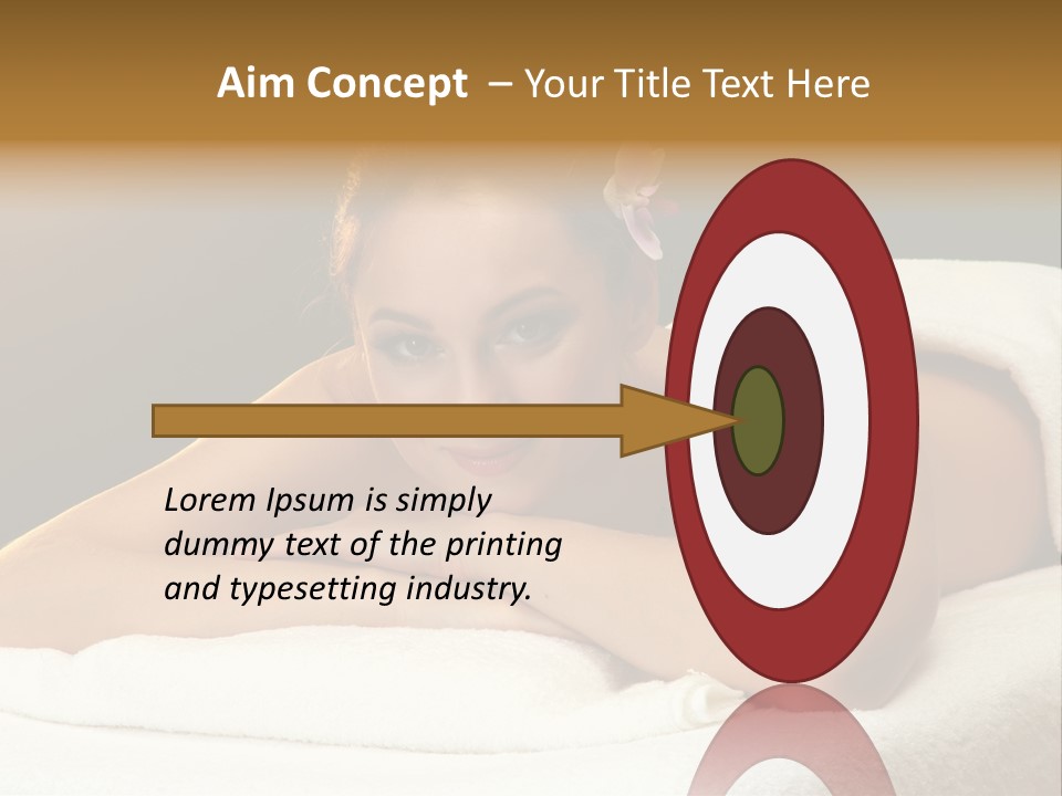 Model Treatment Green PowerPoint Template