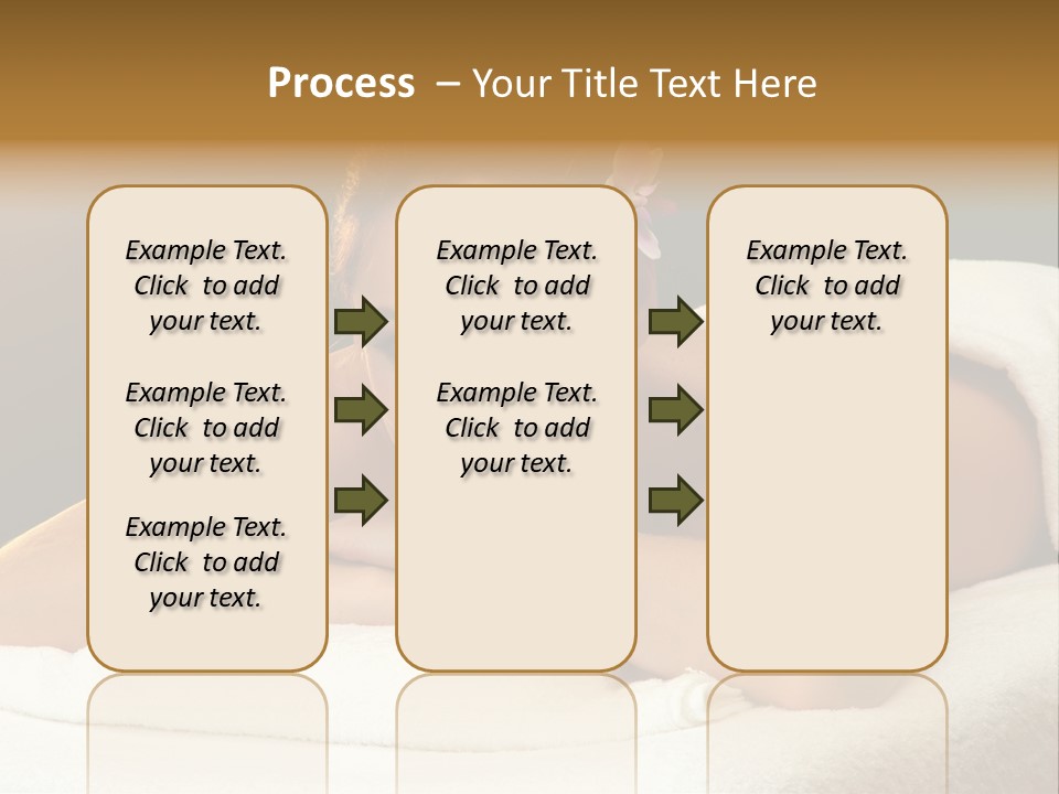 Model Treatment Green PowerPoint Template