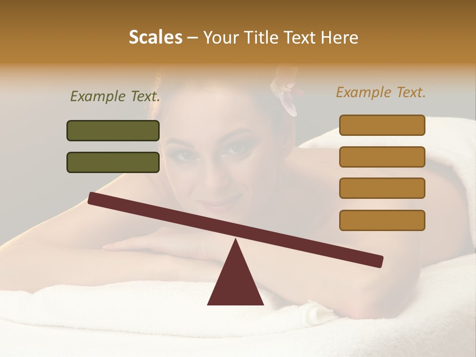 Model Treatment Green PowerPoint Template