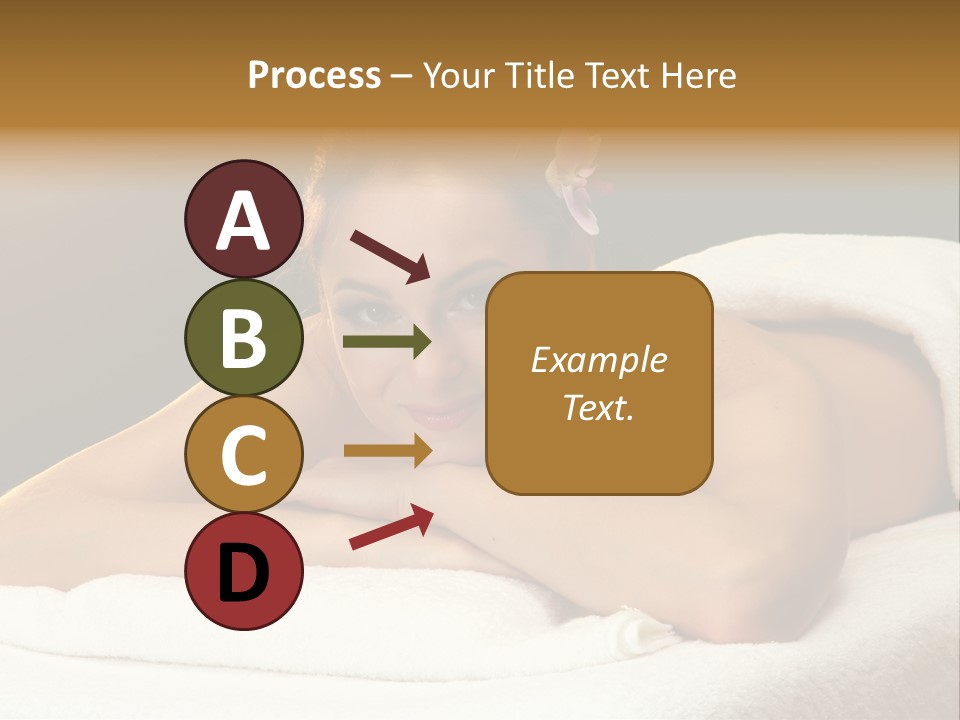 Model Treatment Green PowerPoint Template