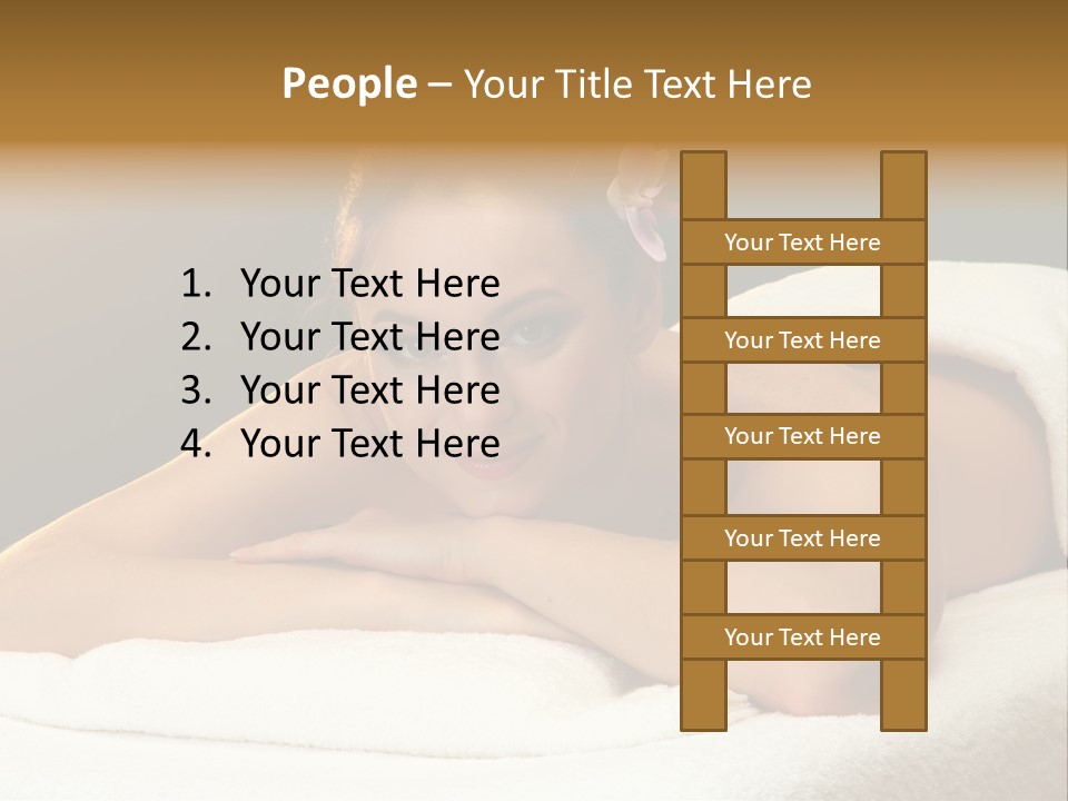 Model Treatment Green PowerPoint Template