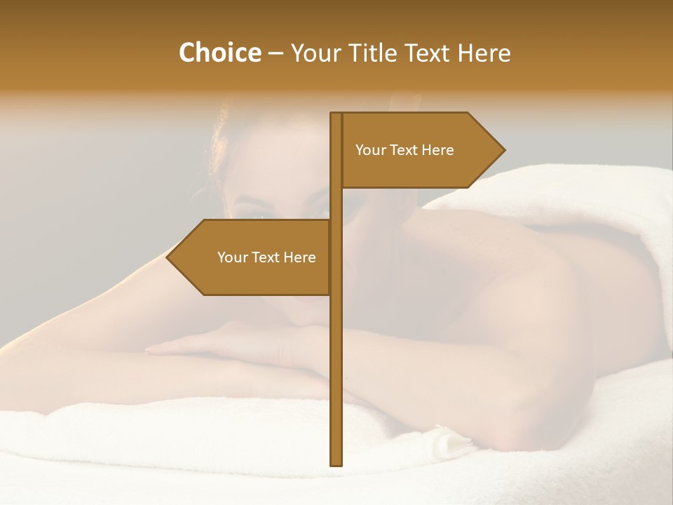 Model Treatment Green PowerPoint Template