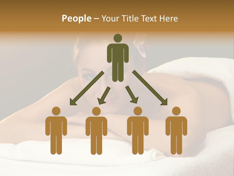 Model Treatment Green PowerPoint Template