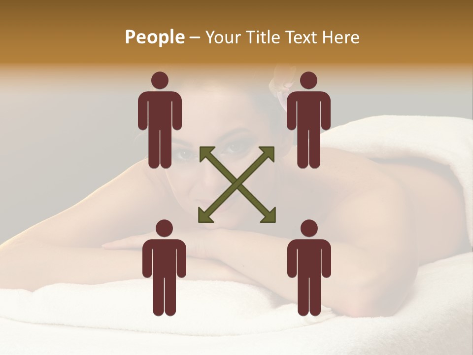 Model Treatment Green PowerPoint Template