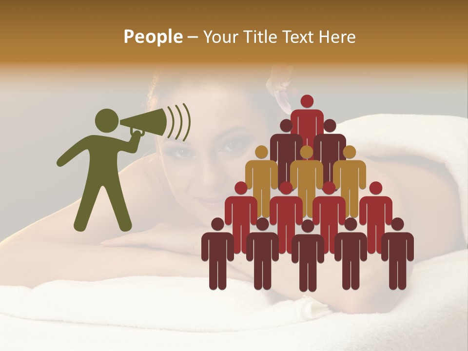 Model Treatment Green PowerPoint Template