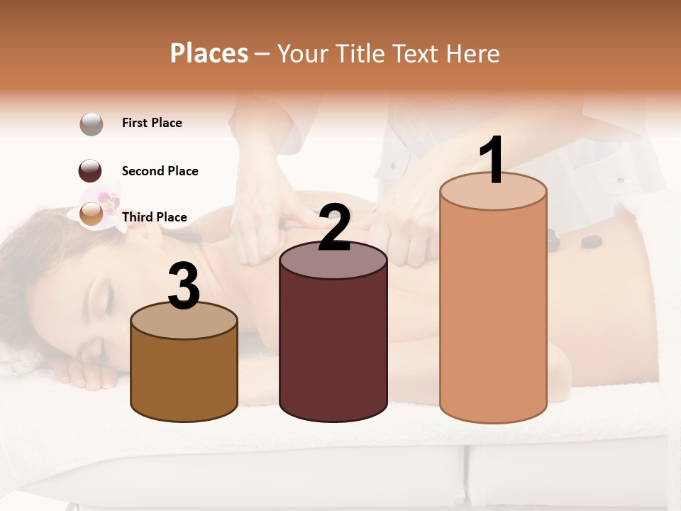 Attractive Lying Isolated PowerPoint Template