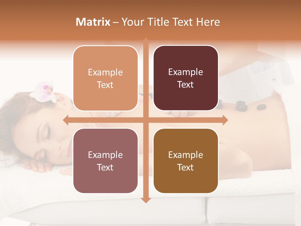 Attractive Lying Isolated PowerPoint Template