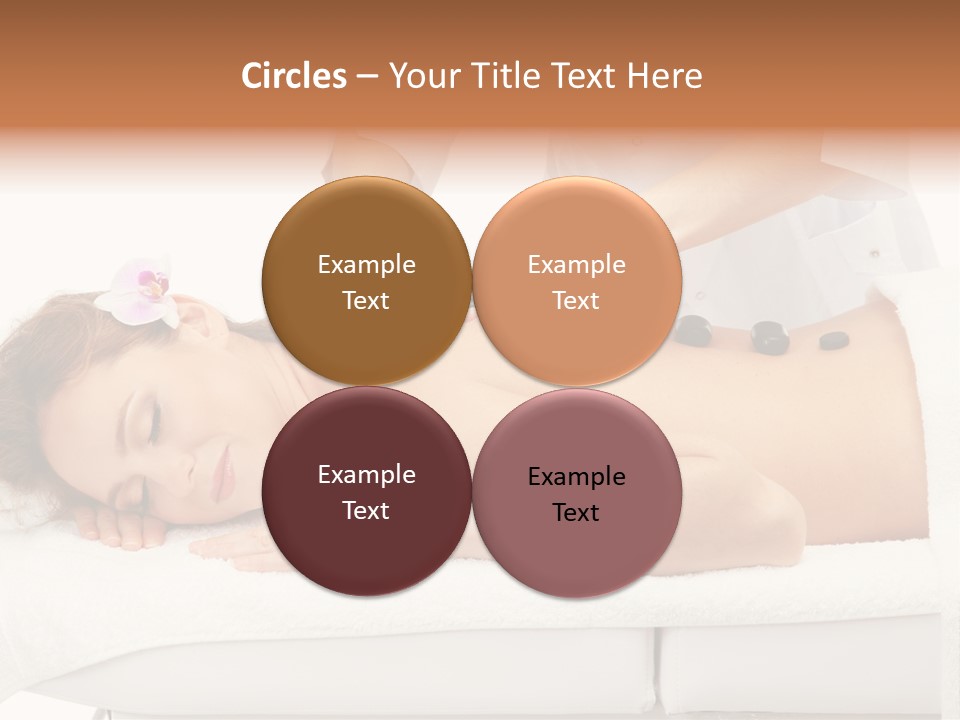 Attractive Lying Isolated PowerPoint Template