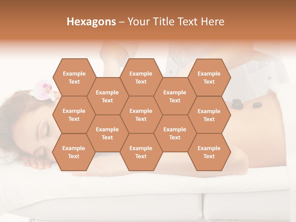 Attractive Lying Isolated PowerPoint Template