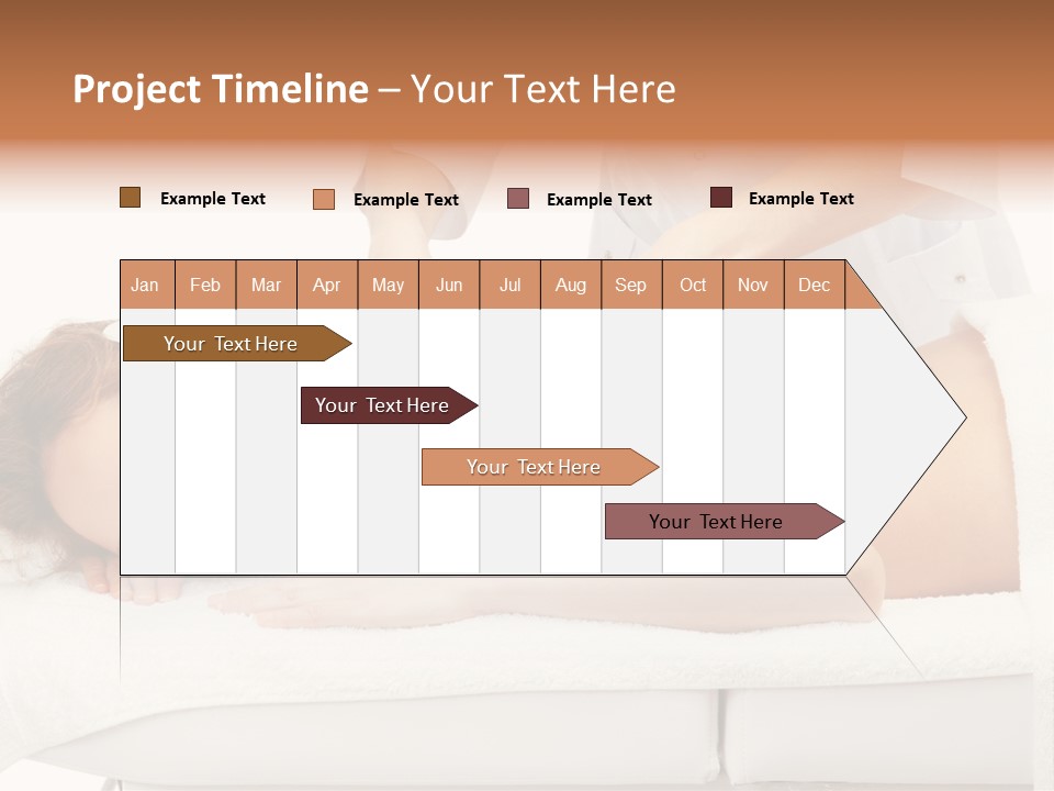 Attractive Lying Isolated PowerPoint Template