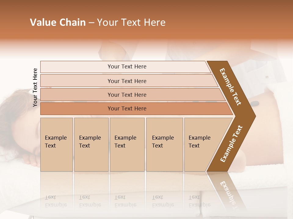 Attractive Lying Isolated PowerPoint Template