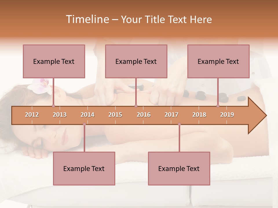 Attractive Lying Isolated PowerPoint Template