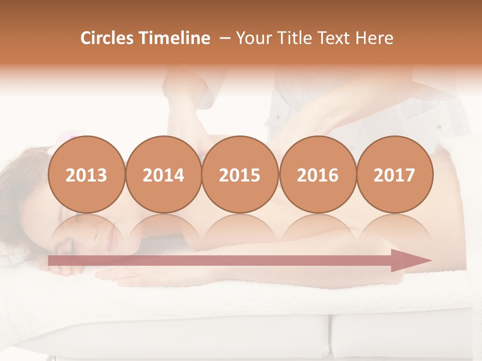 Attractive Lying Isolated PowerPoint Template