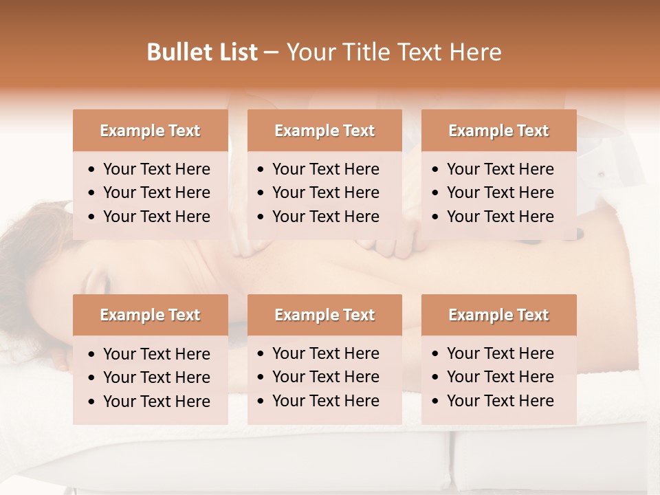 Attractive Lying Isolated PowerPoint Template