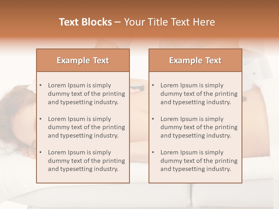 Attractive Lying Isolated PowerPoint Template