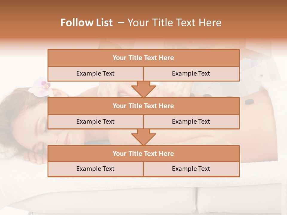 Attractive Lying Isolated PowerPoint Template