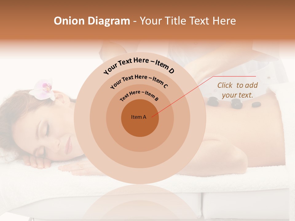 Attractive Lying Isolated PowerPoint Template